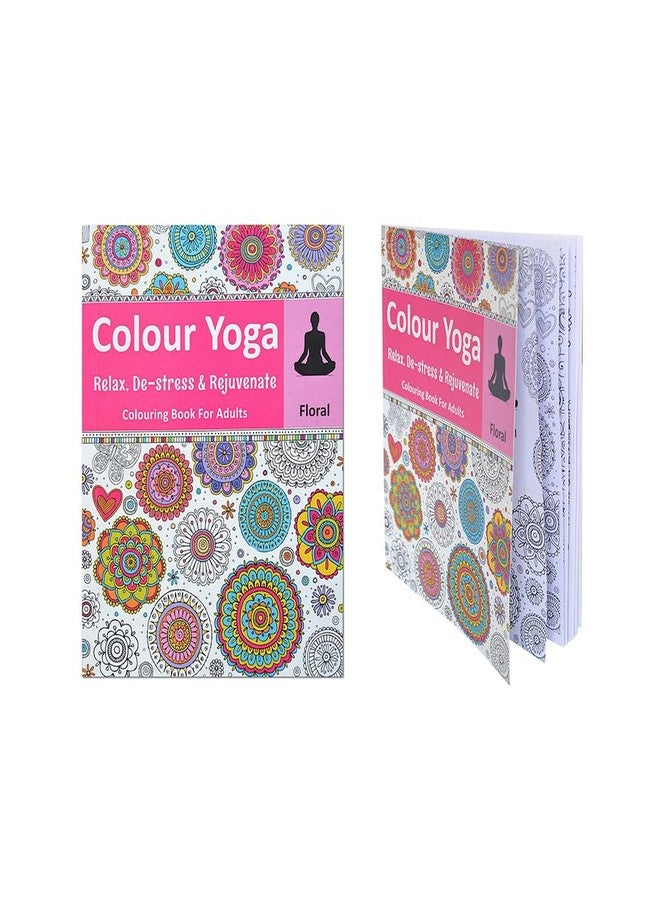 itsy-bitsy Itsy Bitsy Floral Colouring Book 1Book | for Relaxation, Meditation, Happiness Coloring, Painting, Art & Craft | Gift for Kids & Adults - Image 2